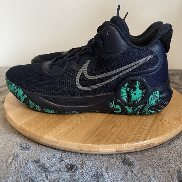 Nike KD Trey 5 IX Obsidian Navy Blue Green Sneakers CW3400-400 Women’s Sz 8 NWB - Picture 3 of 11